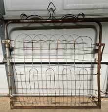 Vintage Braided Wire Metal Farm House