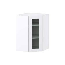 Corner Kitchen Cabinet With Glass Door