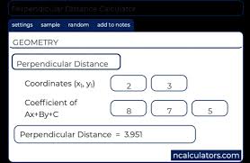 Perpendicular Distance Definition