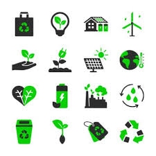 Ecology Icon Set Ecological Facilities