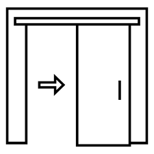 Sliding Door Generic Detailed Outline Icon