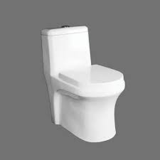 White Anchor One Piece Toilet For Home