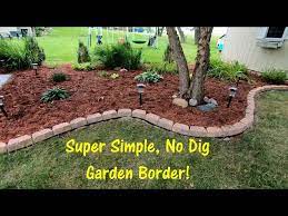 Super Simple No Dig Garden Border