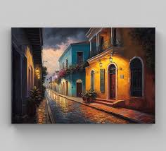 Santo Domingo Art Caribbean Painting Of