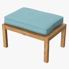 Outdoor Ottoman Square 01 90893755 Pond5