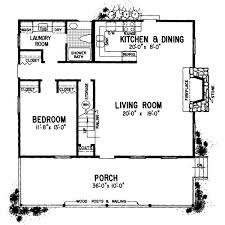 Country Style House Plan 2 Beds 2