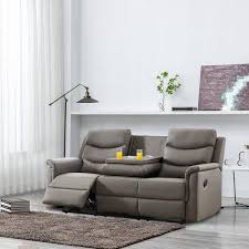 3 Seater Rectangle Reclining Sofa