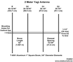 vhf yagi antenna with gamma match