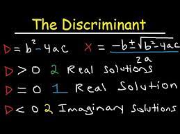 The Discriminant Equation