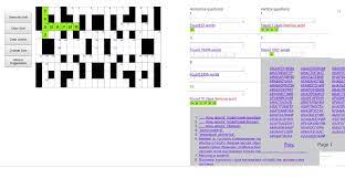 a vue js based crossword puzzle builder