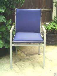 Low Back Shower Proof Blue Garden Chair