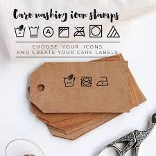 Clothing Care Label Stamps Cloth Care