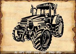 Vector Tractor Vehicle Ai Eps Pdf