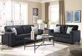 Buy Altari Charcoal Sofa Loveseat