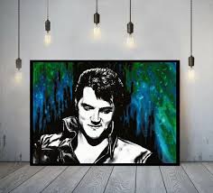 Elvis Presley Watercolour Portrait