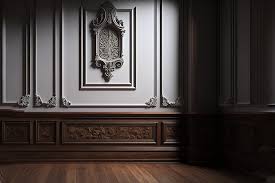Traditionally Victorian Wood Trim Wall