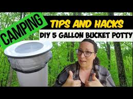 5 Gallon Bucket Toilet Camping Tips
