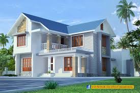 Sloping Roof Kerala Home Design