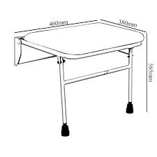 Impey Fold Down Shower Seat 460mm