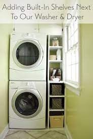 Shelves Next To Our Washer Dryer