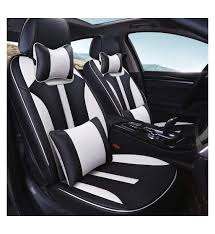 Vp1 Pu Leather Car Seat Cover White