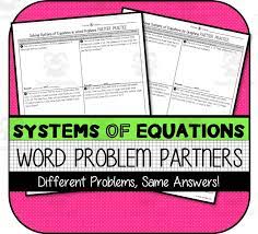 Systems Of Equations Word Problems