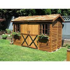 Cedarshed 12 Ft X 6 Ft Longhouse Gable Cedar Wood Storage Shed Lh126