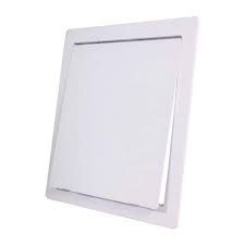 The Plumber S Choice 14 In X 14 In Plastic Access Panel For Drywall Ceiling Reinforced Plumbing Wall Access Door Removable Hinged In White Whites