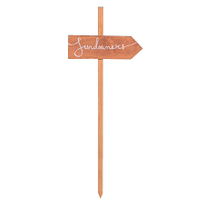 Wooden Arrow Sign Sundowners Hire