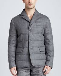 Moncler Rodin Quilted 3 On Jacket Gray