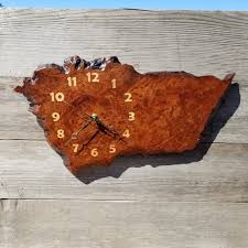 Redwood Clock Handmade Wall Hanging