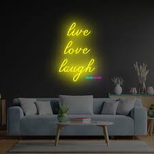 Live Love Laugh Neon Sign Love Led