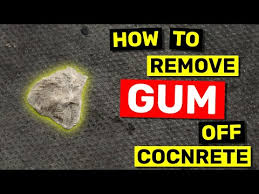 How To Remove Old Gum From Concrete