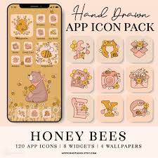 Honey Bees Aesthetic App Icons Ios 14