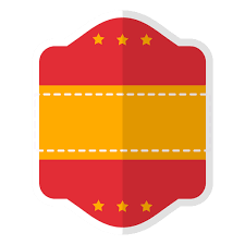 Flat Red Badge Label Png Svg Design