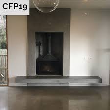 Concrete Fireplace Custom Design