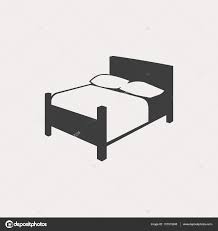 Bed Icon Ilration Stock Vector By