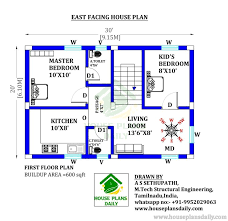 Bhk House Plans With Vastu East Facing