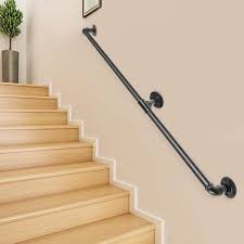 Vevor 6 Ft Pipe Stair Handrail 440 Lbs
