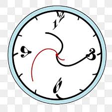 Vector Silhouette Of A Clock Icon