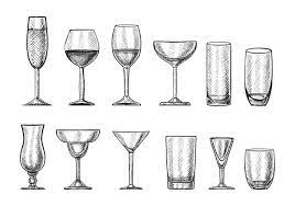 Wine Glass Drawing Images Free