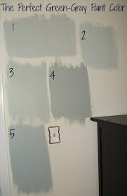 The Perfect Green Gray Paint Color