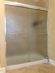 Frosted Shower Doors Shown Is A