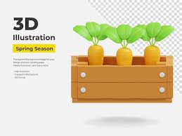 Vegetable Garden Decor Psd High