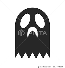 Ghost Silhouette Stock Ilration