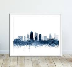 Kansas City Skyline Poster Kansas City