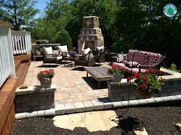 A Patio In A Sloped Backyard