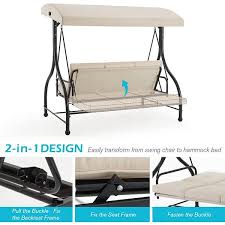 Outdoor Patio Swing Canopy Hammock