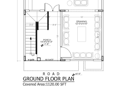 A House Floor Plans In Autocad From