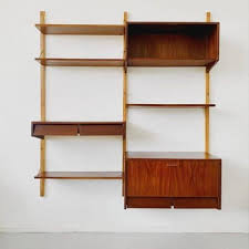 Mid Century Danish Wall Unit In Teak